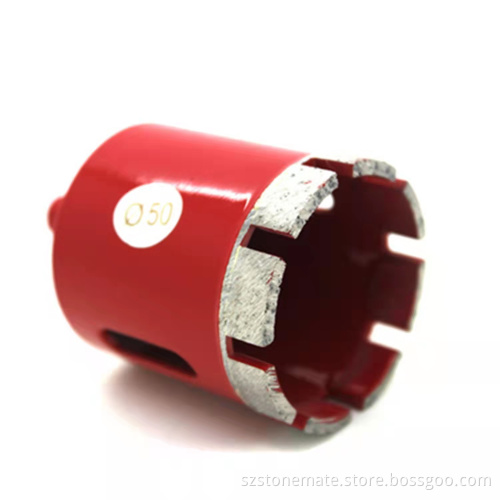 High Quality Granite and Marble Sinter Diamond Core Drill Bits for Hard Rock Drilling - 6-100mm